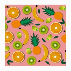 Fruits Tropical Pattern Design Art Medium Glasses Cloth by Ravend