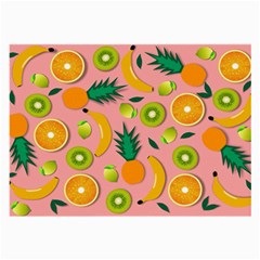 Fruits Tropical Pattern Design Art Large Glasses Cloth by Ravend