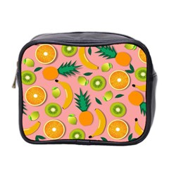 Fruits Tropical Pattern Design Art Mini Toiletries Bag (two Sides) by Ravend