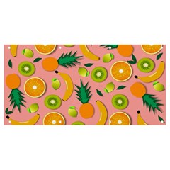 Fruits Tropical Pattern Design Art Banner And Sign 8  X 4  by Ravend