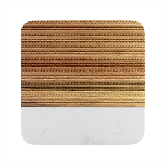 Free Flow Marble Wood Coaster (square)