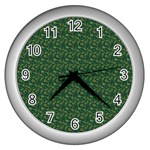 I Sail My Woods Wall Clock (Silver) Front