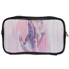 Conceptual Abstract Hand Painting  Toiletries Bag (two Sides) by MariDein