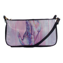 Conceptual Abstract Hand Painting  Shoulder Clutch Bag by MariDein