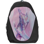 Conceptual abstract hand painting. Backpack Bag Front