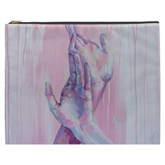 Conceptual Abstract Hand Painting  Cosmetic Bag (xxxl) by MariDein