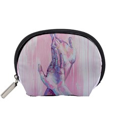 Conceptual Abstract Hand Painting  Accessory Pouch (small) by MariDein