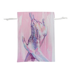 Conceptual Abstract Hand Painting  Lightweight Drawstring Pouch (s) by MariDein