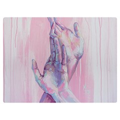 Conceptual Abstract Hand Painting  One Side Premium Plush Fleece Blanket (extra Small) by MariDein