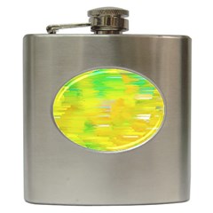 Colorful Multicolored Maximalist Abstract Design Hip Flask (6 Oz) by dflcprintsclothing