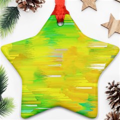 Colorful Multicolored Maximalist Abstract Design Star Ornament (two Sides)