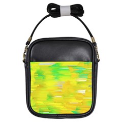 Colorful Multicolored Maximalist Abstract Design Girls Sling Bag by dflcprintsclothing