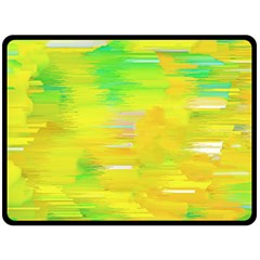 Colorful Multicolored Maximalist Abstract Design One Side Fleece Blanket (large)