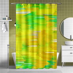 Colorful Multicolored Maximalist Abstract Design Shower Curtain 48  X 72  (small)  by dflcprintsclothing