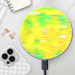 Colorful Multicolored Maximalist Abstract Design Wireless Fast Charger(white)