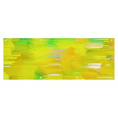 Colorful Multicolored Maximalist Abstract Design Banner And Sign 8  X 3  by dflcprintsclothing