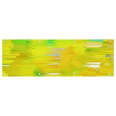 Colorful Multicolored Maximalist Abstract Design Banner And Sign 9  X 3  by dflcprintsclothing