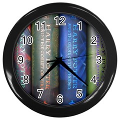 Vintage Collection Book Wall Clock (black)