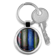 Vintage Collection Book Key Chain (round)