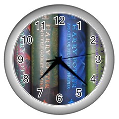 Vintage Collection Book Wall Clock (silver)