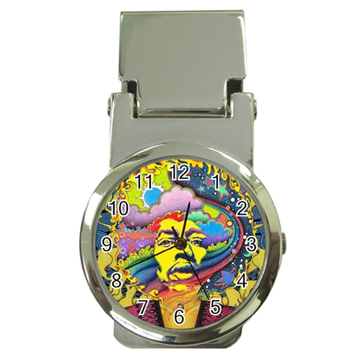 Psychedelic Rock Jimi Hendrix Money Clip Watches