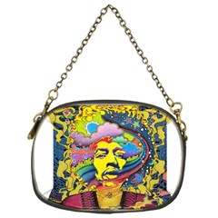 Psychedelic Rock Jimi Hendrix Chain Purse (one Side)