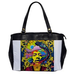 Psychedelic Rock Jimi Hendrix Oversize Office Handbag