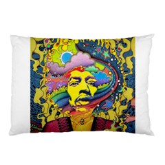 Psychedelic Rock Jimi Hendrix Pillow Case (two Sides)