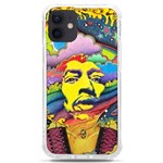 Psychedelic Rock Jimi Hendrix iPhone 12 mini TPU UV Print Case	 Front