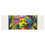 Psychedelic Rock Jimi Hendrix Banner and Sign 6  x 2  Front