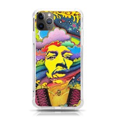 Psychedelic Rock Jimi Hendrix Iphone 11 Pro Max 6 5 Inch Tpu Uv Print Case