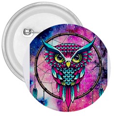 Owl Dreamcatcher 3  Buttons