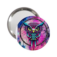 Owl Dreamcatcher 2 25  Handbag Mirrors