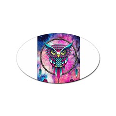 Owl Dreamcatcher Sticker Oval (10 Pack) by Jancukart