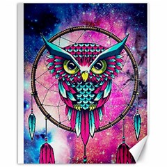 Owl Dreamcatcher Canvas 16  X 20  by Jancukart