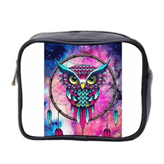 Owl Dreamcatcher Mini Toiletries Bag (two Sides) by Jancukart