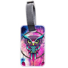 Owl Dreamcatcher Luggage Tag (two Sides)