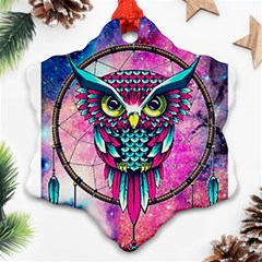 Owl Dreamcatcher Ornament (snowflake)