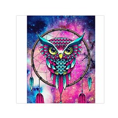 Owl Dreamcatcher Square Satin Scarf (30  X 30 )