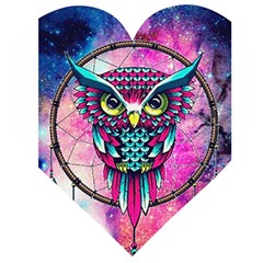 Owl Dreamcatcher Wooden Puzzle Heart