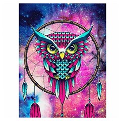 Owl Dreamcatcher Wooden Puzzle Square