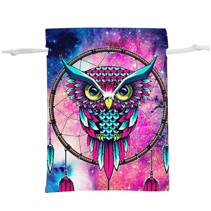 Owl Dreamcatcher Lightweight Drawstring Pouch (XL)