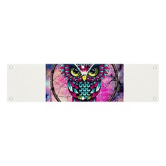 Owl Dreamcatcher Banner And Sign 4  X 1 