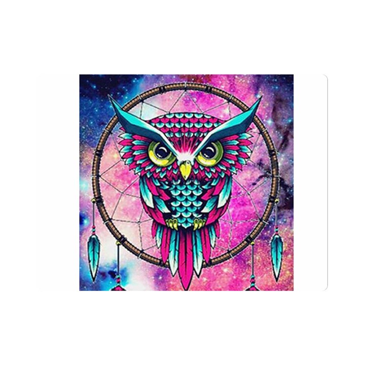 Owl Dreamcatcher One Side Premium Plush Fleece Blanket (Mini)