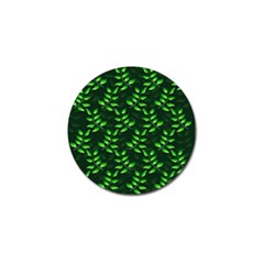 Branches Nature Green Leaves Sheet Golf Ball Marker (10 Pack) by Ravend