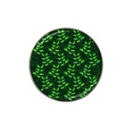 Branches Nature Green Leaves Sheet Hat Clip Ball Marker (10 pack) Front