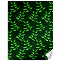 Branches Nature Green Leaves Sheet Canvas 12  X 16  by Ravend