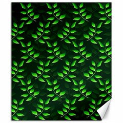 Branches Nature Green Leaves Sheet Canvas 20  X 24  by Ravend