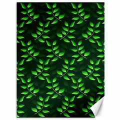 Branches Nature Green Leaves Sheet Canvas 36  X 48  by Ravend