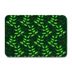 Branches Nature Green Leaves Sheet Plate Mats by Ravend